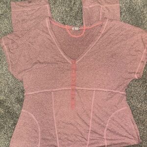 Free People Intimately Pillow talk Henley Romper Jumpsuit